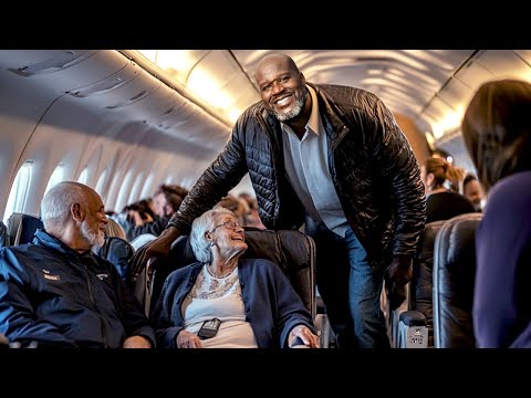 Shaq Gives Up First Class Seat For Elderly Doctor, Then The Unexpected Happens