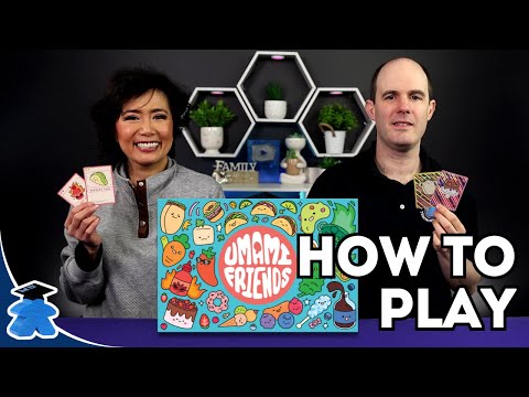 Umami Friends - How to Play. Delicious icon matching, set collection strategy board game.