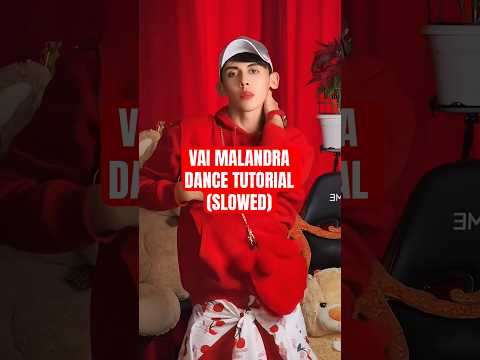 VAI MALANDRA DANCE TUTORIAL (SLOW) #shorts #tutorialdebaile