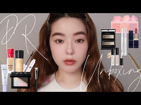 粉底話題新品✨ PR unboxing 開架好物｜辣塊瘋狂缺貨的蜜粉餅｜最近喜歡的眉粉｜這隻唇膏好美  #開箱 #makeup #彩妝