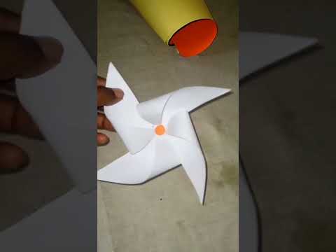 how to make paper wheel 🔥 easy paper wheel 🎡🌟💥😱#ytshorts #trending #viral