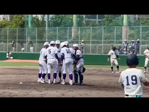 【2024年 秋季高校野球】西大寺高 × 創志学園 最後のシーン【東部 Fブロック予選】