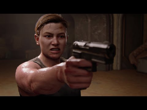 Ellie vs Abby (Theater Fight) The Last of Us 2 Remastered (4K HDR)