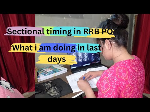 RRB PO sectional timing . What i am doing in these last days. #rrbpo2024 #rrbpo #rrbclerk #ibps #rrb