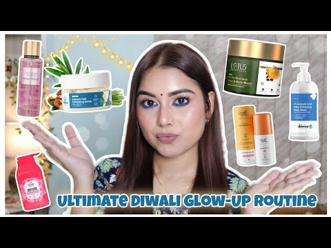 Diwali Glow-Up Routine: Must Have Body Glow Essentials For Smooth / Glowing Skin | BODYCARE ROUTINE✨