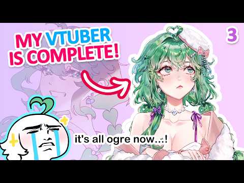 The Finale of How I Made My VTuber🌸💚  [Part 3: Rigging the Body, Physics, Toggles & Animations]