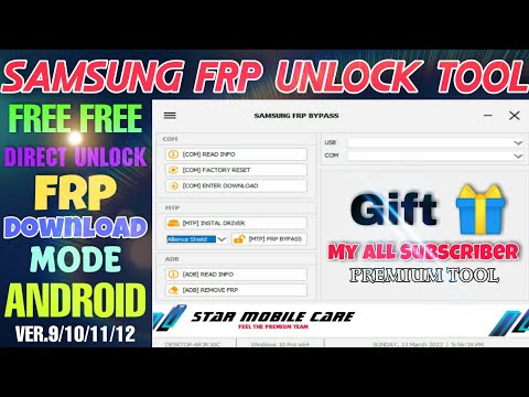 🔓All Samsung Frp Bypass Tool 2021 2022 Remove in 1 Click, | Star Mobile Care