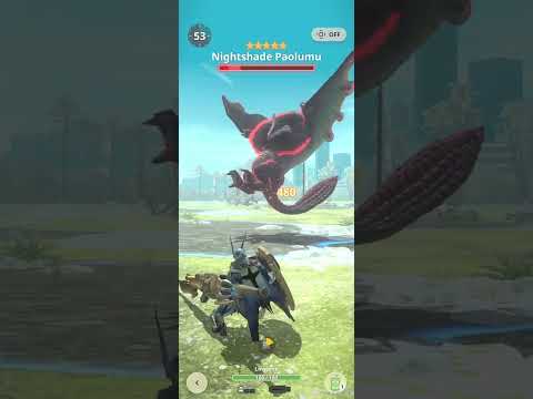 Monster hunter now - Nightshade Paolumu ⭐5 #gameandroid #mhnow #shortvideo #monsterhuntermobile