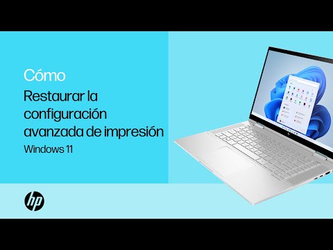 Cómo restaurar la configuración avanzada de impresión en Windows 11 | Impresoras HP | HP Support