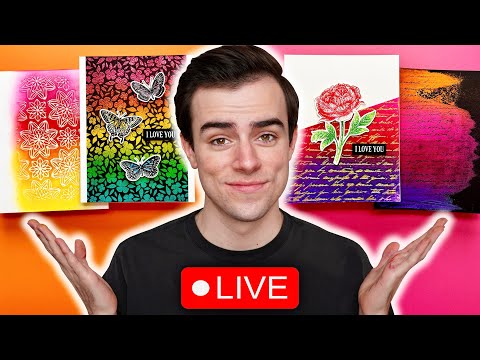 Let's Craft Valentine's Day Cards💕 - Stamp With Simon LIVE!