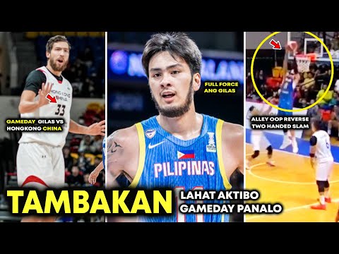 Tambakan Gilas VS Hongkong KAI SOTTO Alley oop Reverse Two Handed Slam! Gameday Ticket to Fiba Asia.