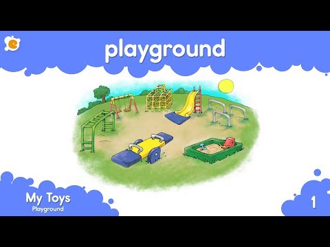 Playing on the Playground - Toys Vocabulary Chant by ELF Learning