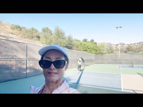 嫺情逸誌  (5) pickleball game in the Sunday morning