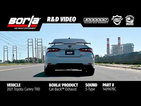 Borla Exhaust for 2020-2024 Toyota Camry TRD