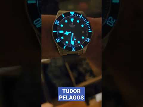 Tudor Pelagos lume shot - Might as well be walking on the sun!