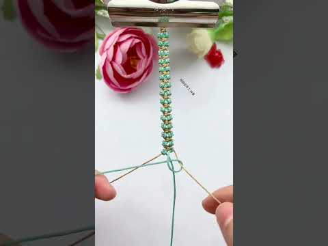 Butterfly bracelet, braiding skills sharing, handmade DIY, simple braiding bracelet tutorial, br