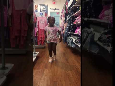 Little Diva Tries On New Shoes