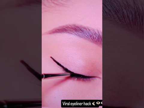 Viral eyeliner hacks 👁️#viraleyelinerhack #eyeliner #viralhack #shorts #ytshorts #trendingshorts