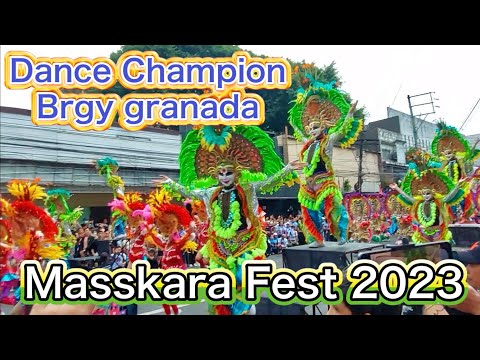 Masskara Festival Champion [Brgy Granada] Dance Performance 2023 Parade in Bacolod, Philippines