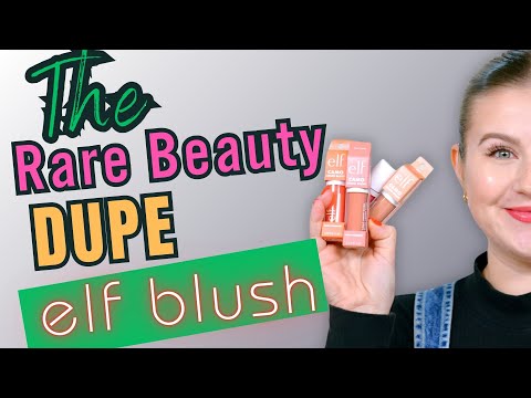 e.l.f. Camo Blush a Rare Beauty Dupe? | Swatches & Wear Test