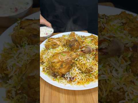 Hyderabadi Chicken Biryani ASMR Cooking || #shorts #chicken #food #cooking #nonveg #indianasmrworld