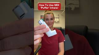 Doctor shows how to use your inhaler properly! #asthma #inhaler #copd #doctor