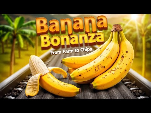 How Millions of Banana Harvested & Processed | Banana Chips Mega Factory