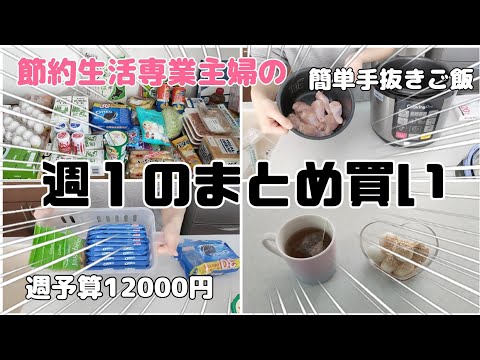 【まとめ買い】引きこもり専業主婦の週１の楽しみ❤️/手抜き夜ごはん🍚/業務スーパーありがてぇ🥹🙏