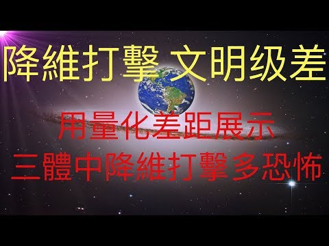 三體中降維打擊到底多恐怖，至少等同於宇宙文明分級中的級差。用量化級差展示差距到底有多大。正如KFK 2060豆瓣未來人所說：人類如此渺小，要學會謙卑，敬畏。 #KFK研究院