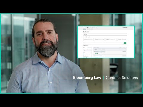 Experience Contract Simplicity with Bloomberg Law