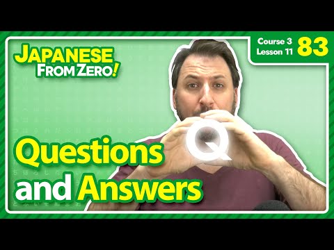 Q&A - Where Does He Stream | Japanese From Zero! Video 83