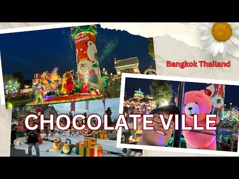 Walking Tour: Chocolate Ville, Christmas Town || Bangkok Thailand || by: Stanlig Films