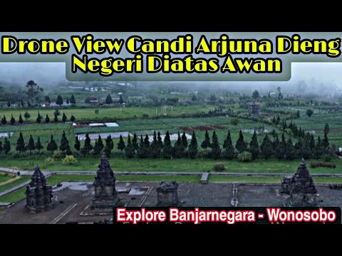 Drone View Candi Arjuna Dieng Banjarnegara - Wonosobo