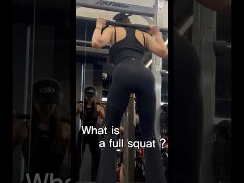 What is a full squat?(풀 스쿼트란 무엇일까용-?) #gym#gymlife#gymmotivation#fitness#fitnessmotivation#운동하는여자