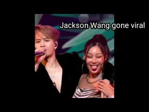 What he did on "Nunu Nana" live with Jessi #jacksonwang #nununana #jessi