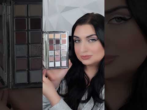 Huda Beauty Icy Nude Eyeshadow Palette First Look #makeup #beauty #hudabeauty #eyeshadow #shorts