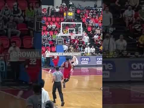 BROWNLEE MAGIC SHOT / GINEBRA VS NLEX