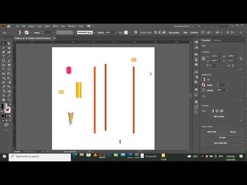 Led Pencil in Adobe Illustator