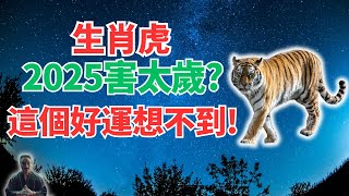 生肖虎，2025害太歲！真想不到，你有隱藏的好運，這領域運勢你最旺！會發生什麼？ #生肖虎2025年運勢 #生肖虎2025年運程 #屬虎人2025年運勢 #屬虎人2025年運程