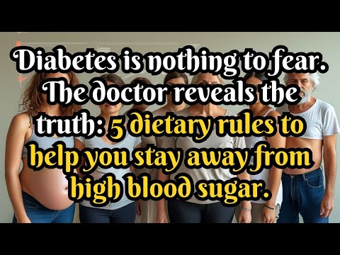 Diabetes is nothing to fear.  5 dietary rules to help you stay away from high blood sugar.