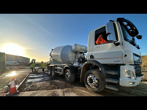 Super strength concrete is here! Can we beat the rain? (machinery dealer open day)