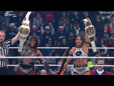 Bianca Belair & Naomi Vs Nia Jax & Candace Lerae WWE Smackdown 12/20/24