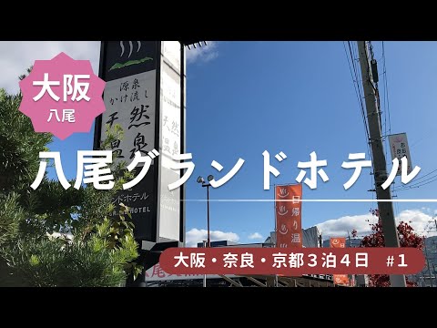 【大阪】昭和のヘルスセンターに潜入★奈良入り前泊★住宅地のど真ん中にある八尾天然温泉八尾グランドホテルに一泊★ナニワの秘湯＜大阪・奈良・京都旅行1＞