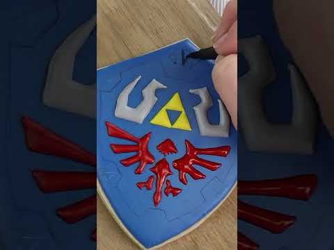 The Legend of Zelda Hylian Shield Cookie - Are you excited for Zelda: Tears of the Kingdom?