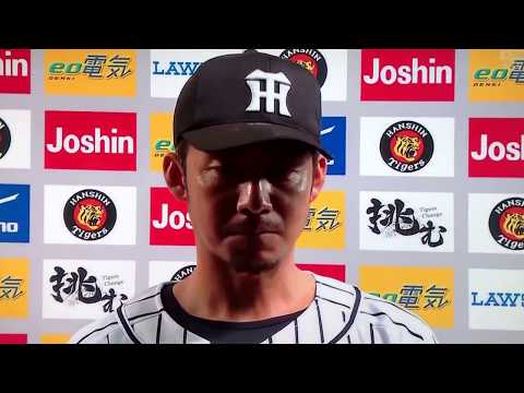 2017/09/08 鳥谷敬選手2000本安打達成ヒーローインタビュー