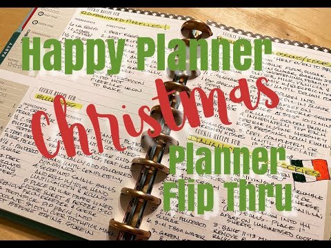 Christmas Happy Planner Final Flip Thru (After the Pen) Including the Christmas Expansion Pack