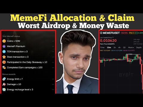 MemeFi Usdt or Dust | MemeFi Allocation & Claim | MemeFi Airdrop Check Live