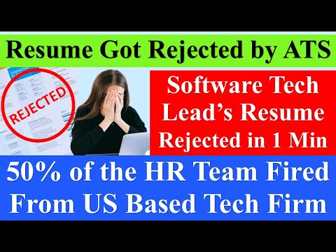 TCS, Infosys, Accenture Resume Not Getting Selected? ATS Rejecting Candidate? HR Fired #tcs #infosys