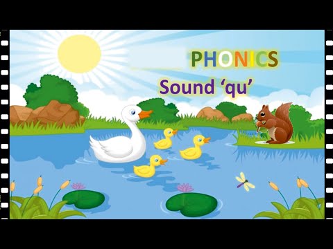 JOLLY PHONICS | Letter sound "qu" | Story | Words |