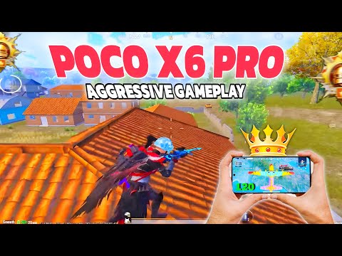 Poco x6 pro🔥 aggressive rush gameplay 🔥